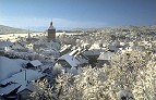 Orgelet sous la neige  -  Franois Bonneville